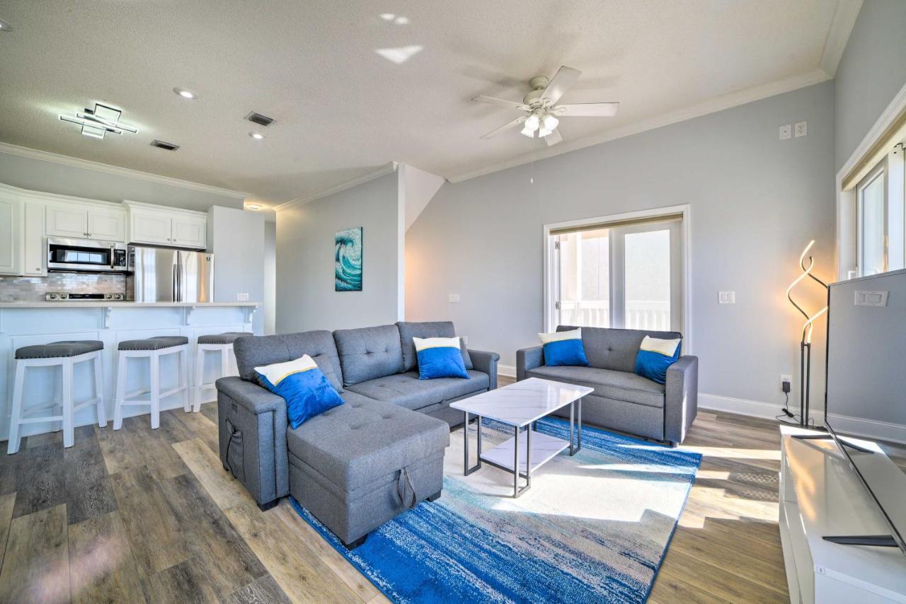 Sunny Pcb Home With Balcony Steps To The Beach! 巴拿马城 外观 照片